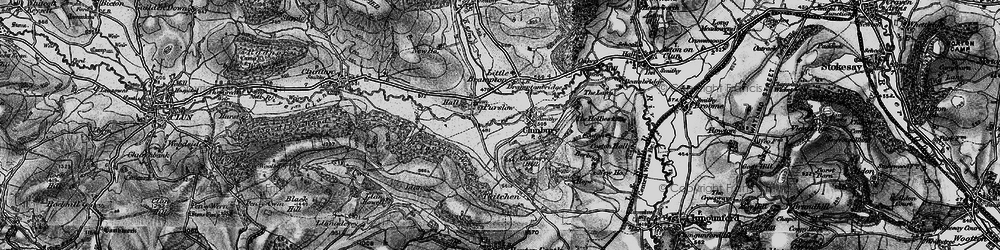 Old map of Purslow in 1899