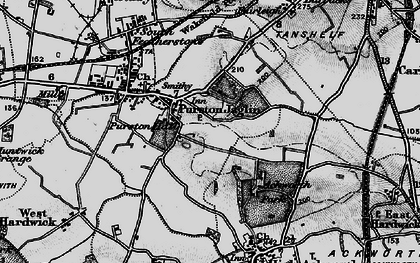 Old map of Purston Jaglin in 1896