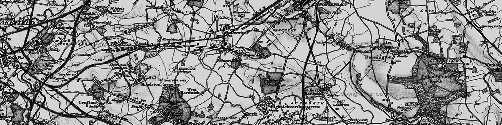 Old map of Purston Jaglin in 1896