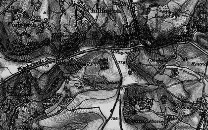 Old map of Purtington in 1898