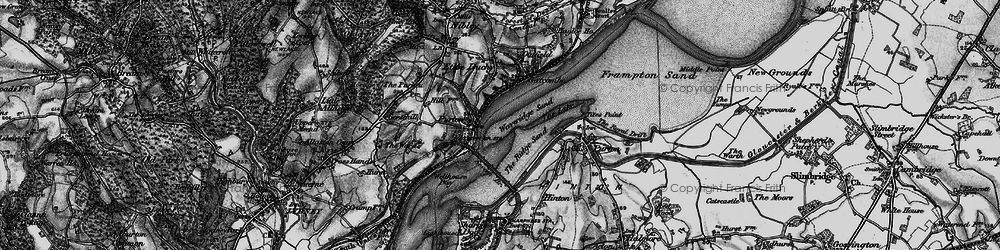 Old map of Purton in 1897