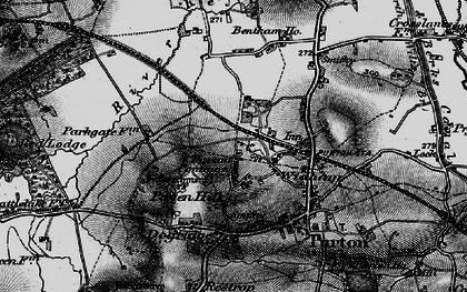 Old map of Purton Common in 1896