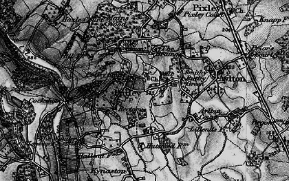 Old map of Putley in 1898