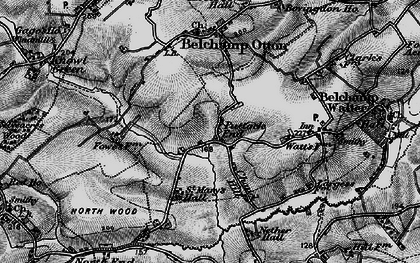 Old map of Puttock End in 1895