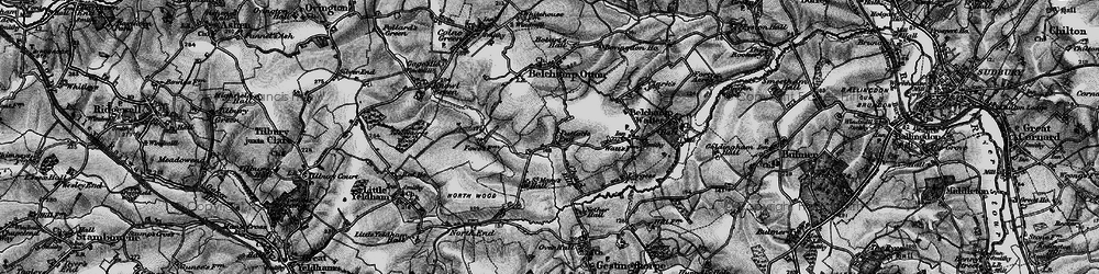 Old map of Puttock End in 1895