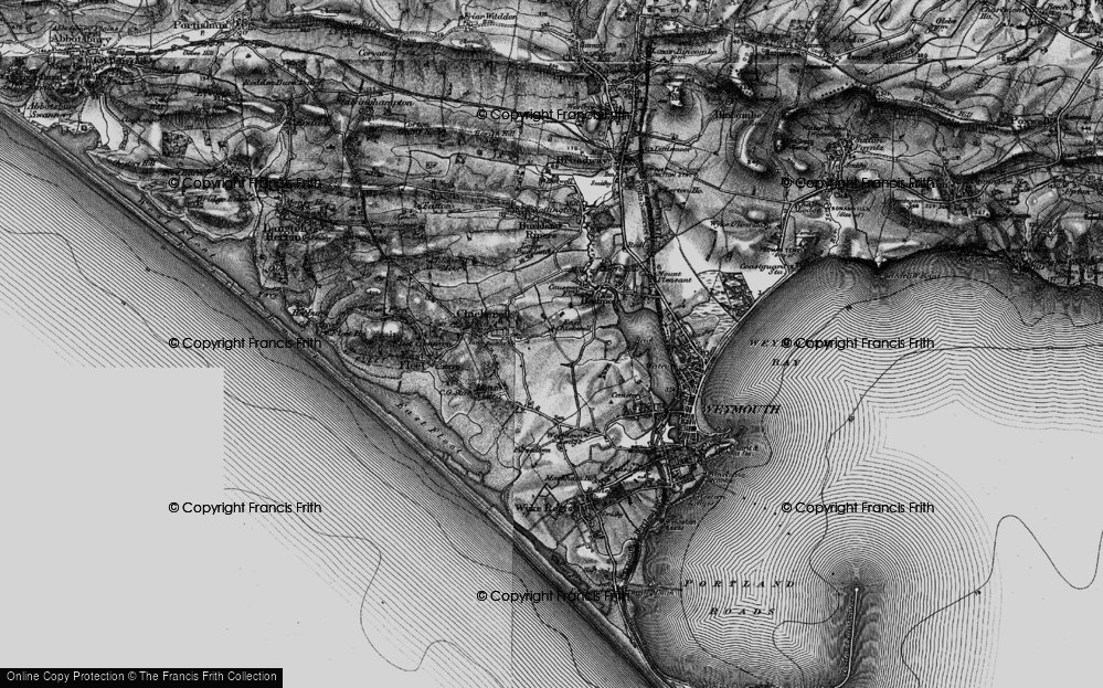 Old Map of Putton, 1897 in 1897