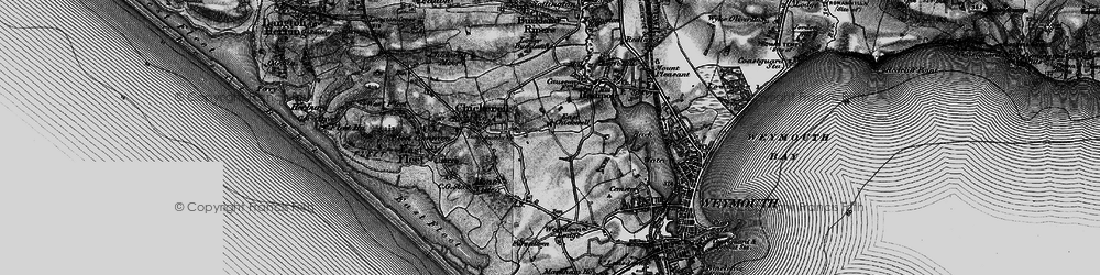 Old map of Putton in 1897