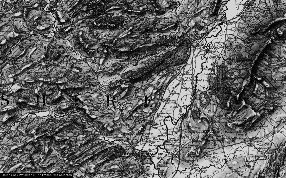 Old Map of Pwll, 1899 in 1899