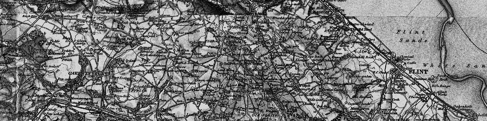 Old map of Bryn Mawr in 1896