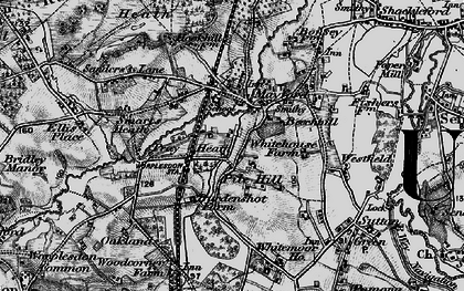 Old map of Pyle Hill in 1896
