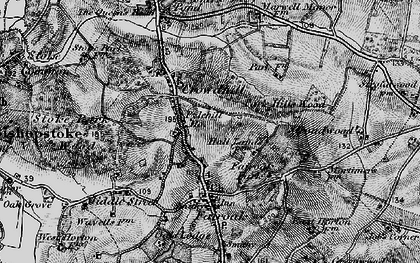 Old map of Pylehill in 1895