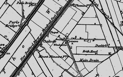 Old map of Pymoor in 1898