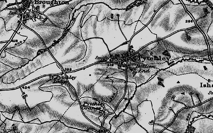Old map of Pytchley in 1898