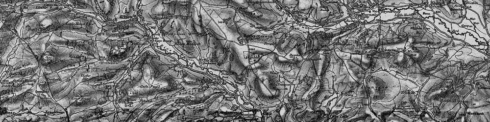 Old map of Quabbs in 1899