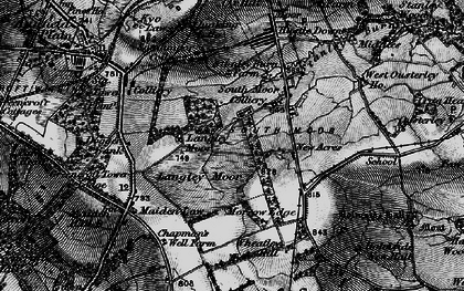 Old map of Quaking Houses in 1898