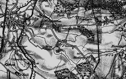 Old map of Quarry Heath in 1898