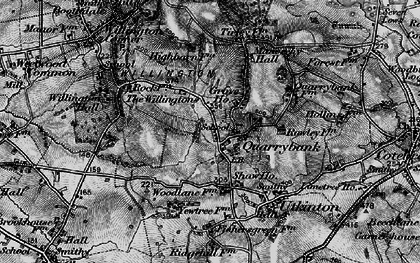 Old map of Willingtons, The in 1897