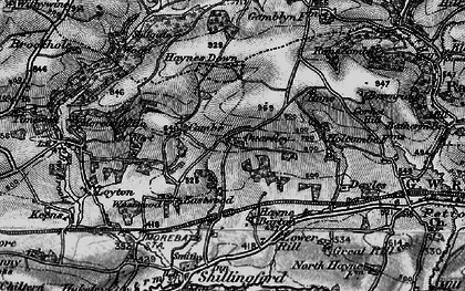 Old map of Quartley in 1898