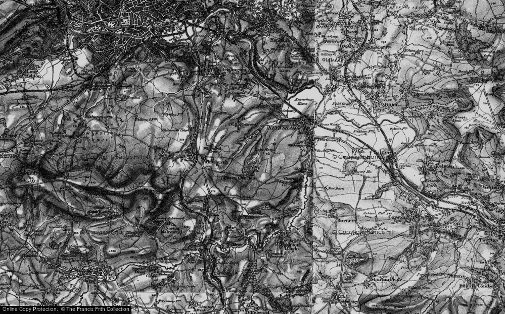 Old Map of Queen Charlton, 1898 in 1898