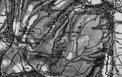 Old map of Queen Charlton in 1898