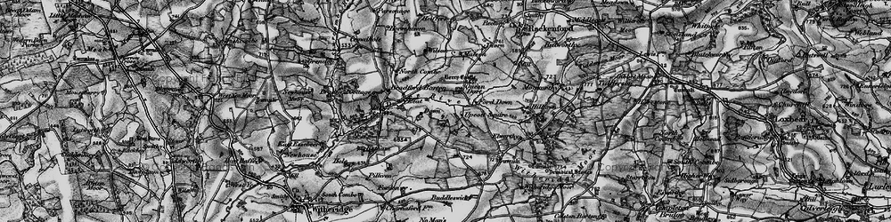 Old map of Queen Dart in 1898