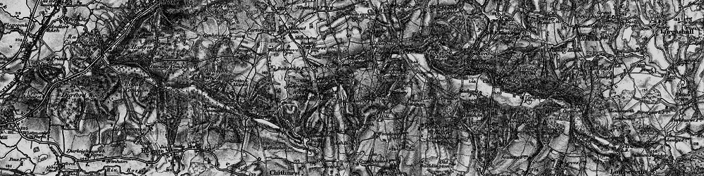 Old map of Queen's Corner in 1895