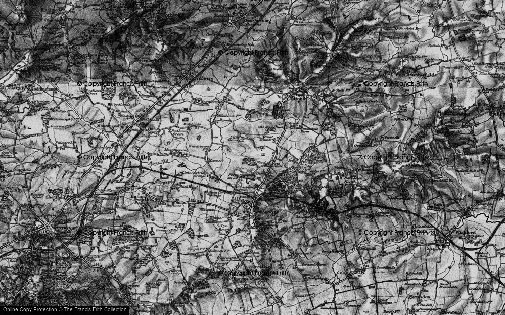 Old Map of Queen's Park, 1896 in 1896