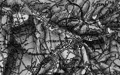 Old map of Queensbury in 1896