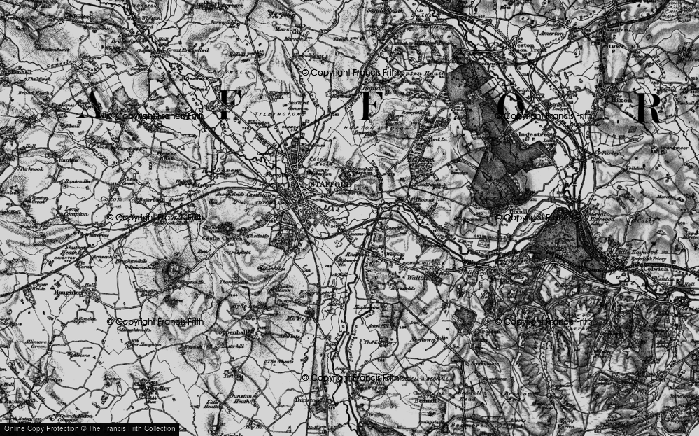 Old Map of Queensville, 1898 in 1898