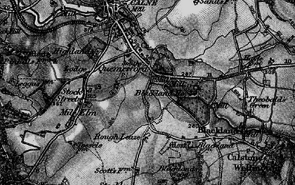 Old map of Quemerford in 1898