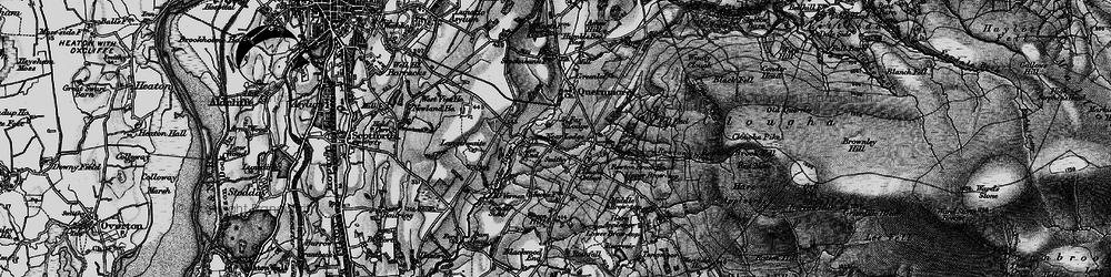 Old map of Quernmore in 1898