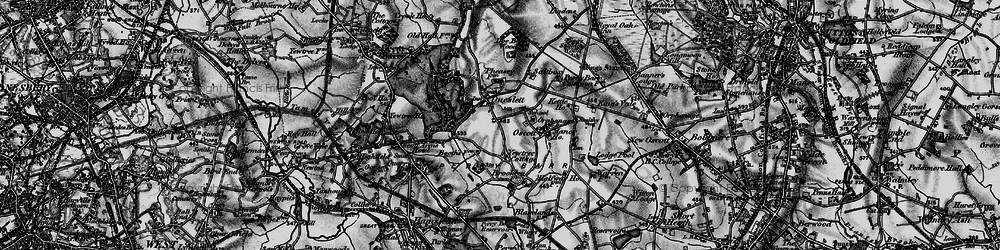 Old map of Queslett in 1899