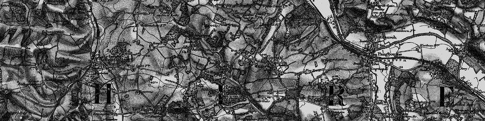 Old map of Bennet's Wood in 1895