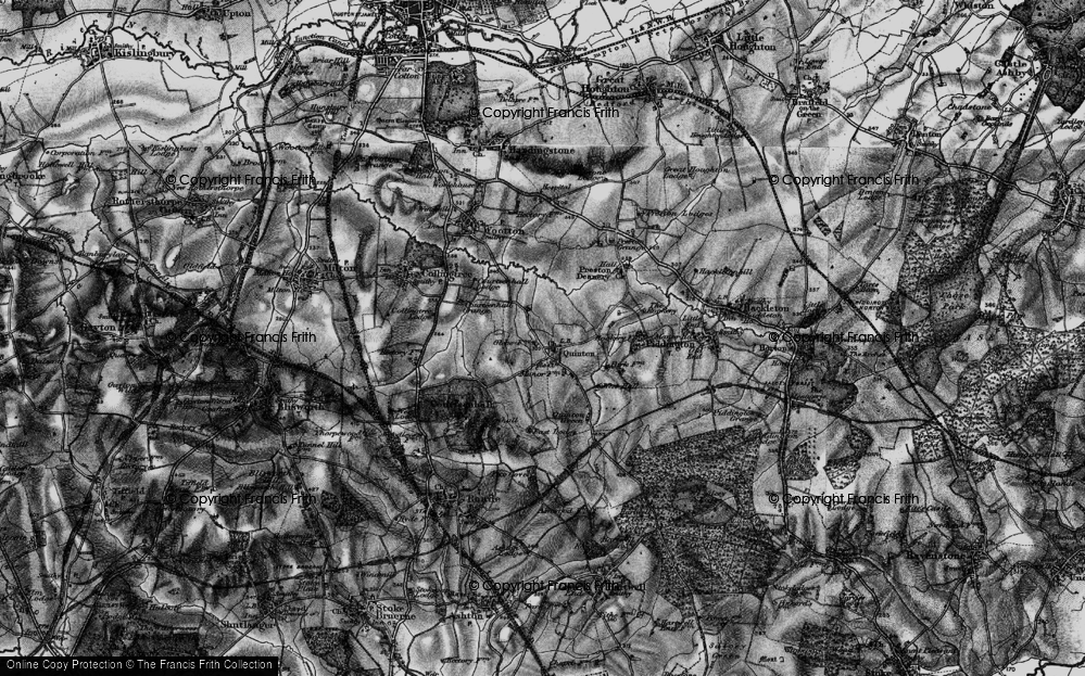 Old Map of Quinton, 1898 in 1898