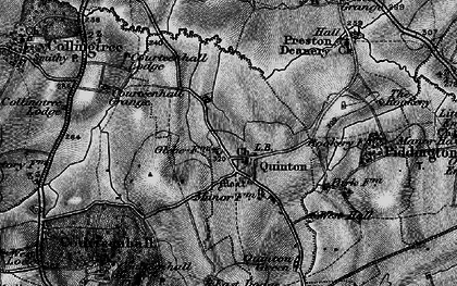 Old map of Quinton in 1898