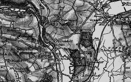Old map of Quixhill in 1897