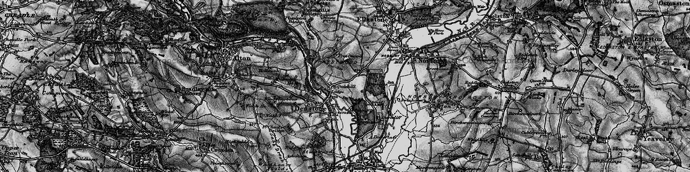 Old map of Barrowhill in 1897