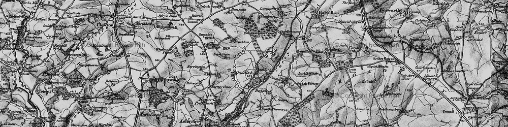 Old map of Braddon in 1895
