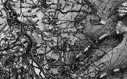 Old map of Rachub in 1899