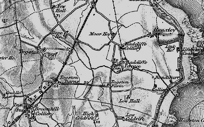 Old map of Radcliffe in 1897