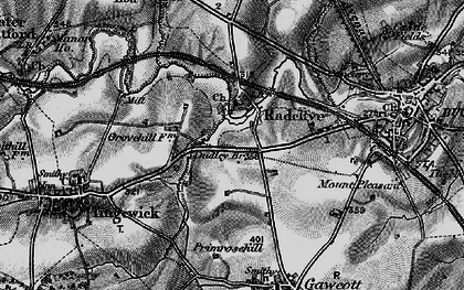 Old map of Radclive in 1896