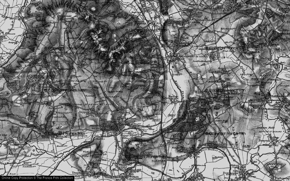 Old Map of Radley Park, 1895 in 1895