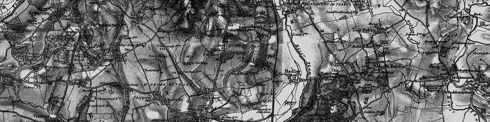 Old map of Radley Park in 1895