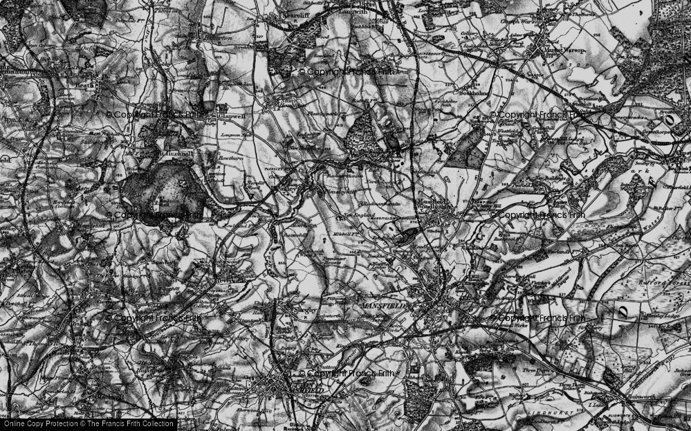 Old Map of Radmanthwaite, 1899 in 1899