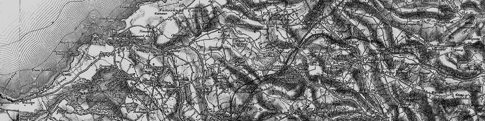 Old map of Radnor in 1895