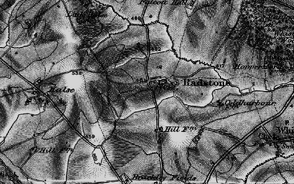 Old map of Radstone in 1896