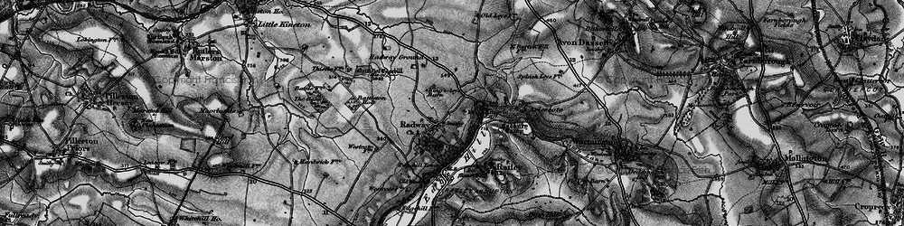 Old map of Battleton Holt in 1896