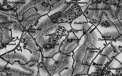 Old map of Radwinter End in 1895