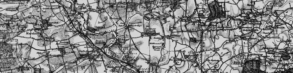 Old map of RAF Coltishall in 1898