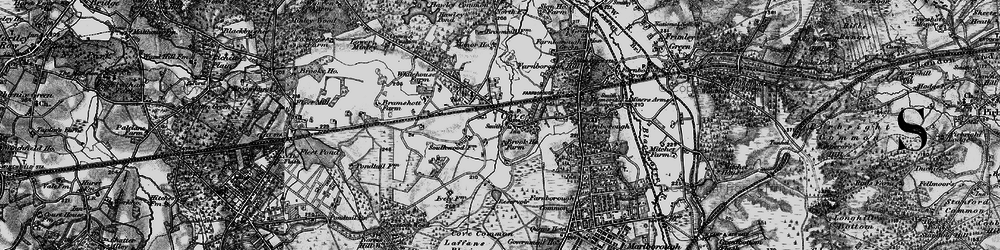 Old map of Rafborough in 1895
